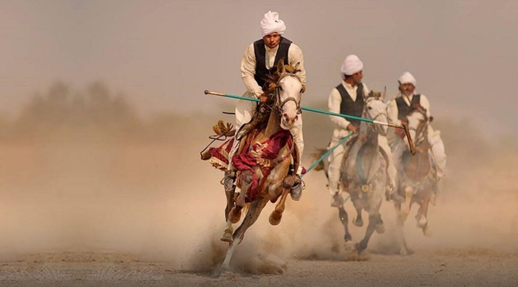 Tent Pegging in Pakistan, horse riding, sports